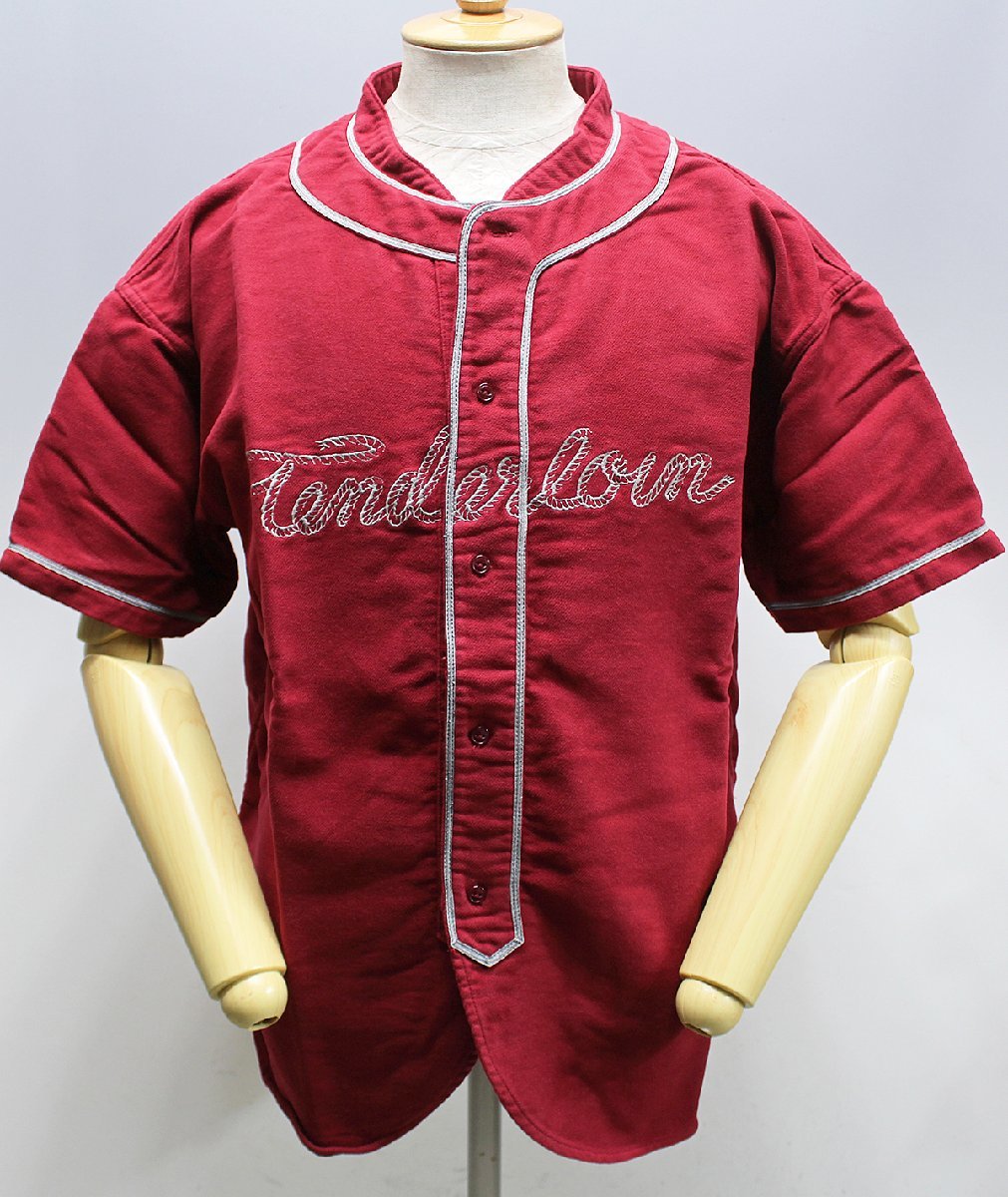 TENDERLOIN (テンダーロイン) BASEBALL SHT S/S RH / ベースボールシャツ 未使用品 バーガンディ size S_画像1