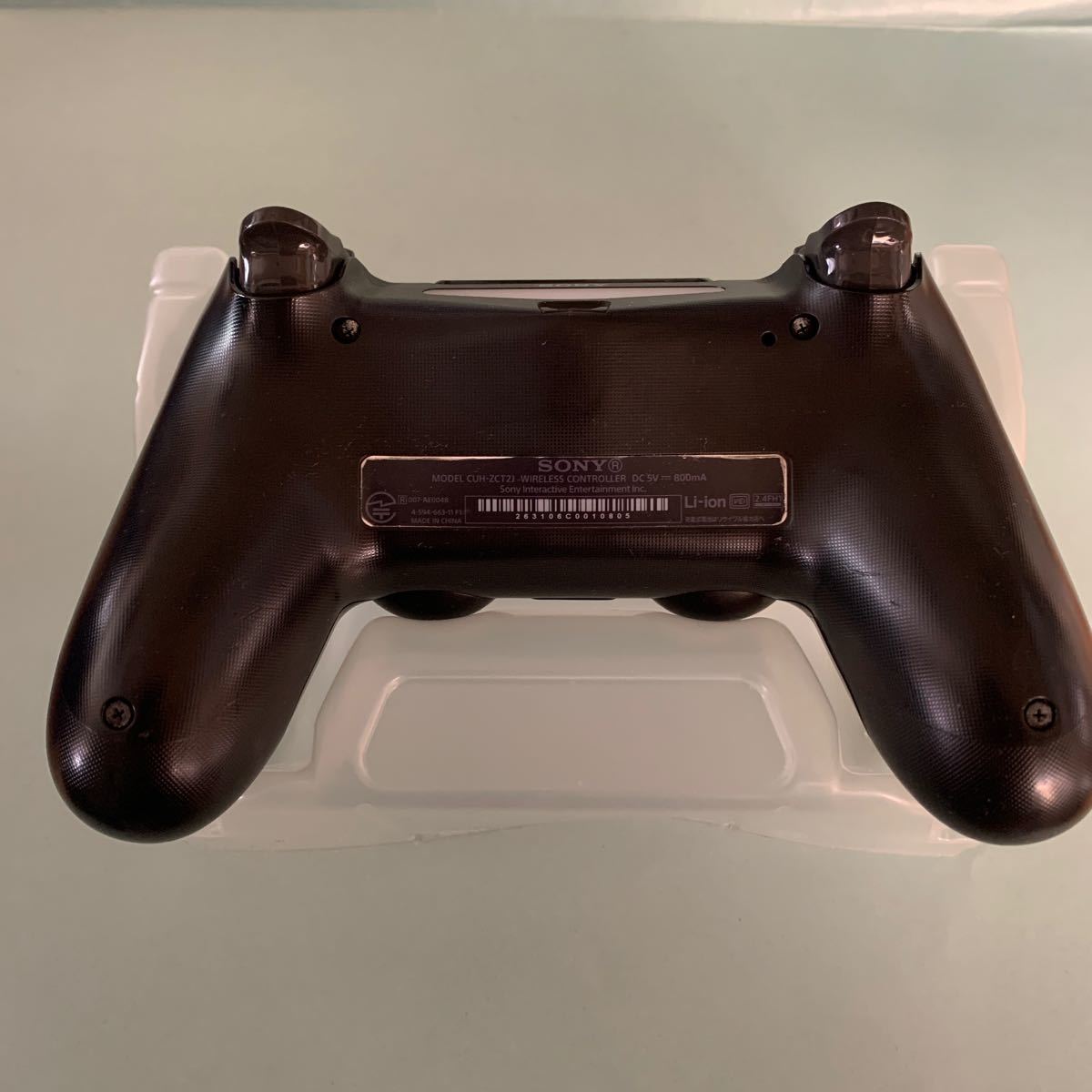 PS4 ワイヤレスコントローラー（DUALSHOCK4） ジェットブラック　純正品　CUH-ZCT2J22 箱付き　完動品