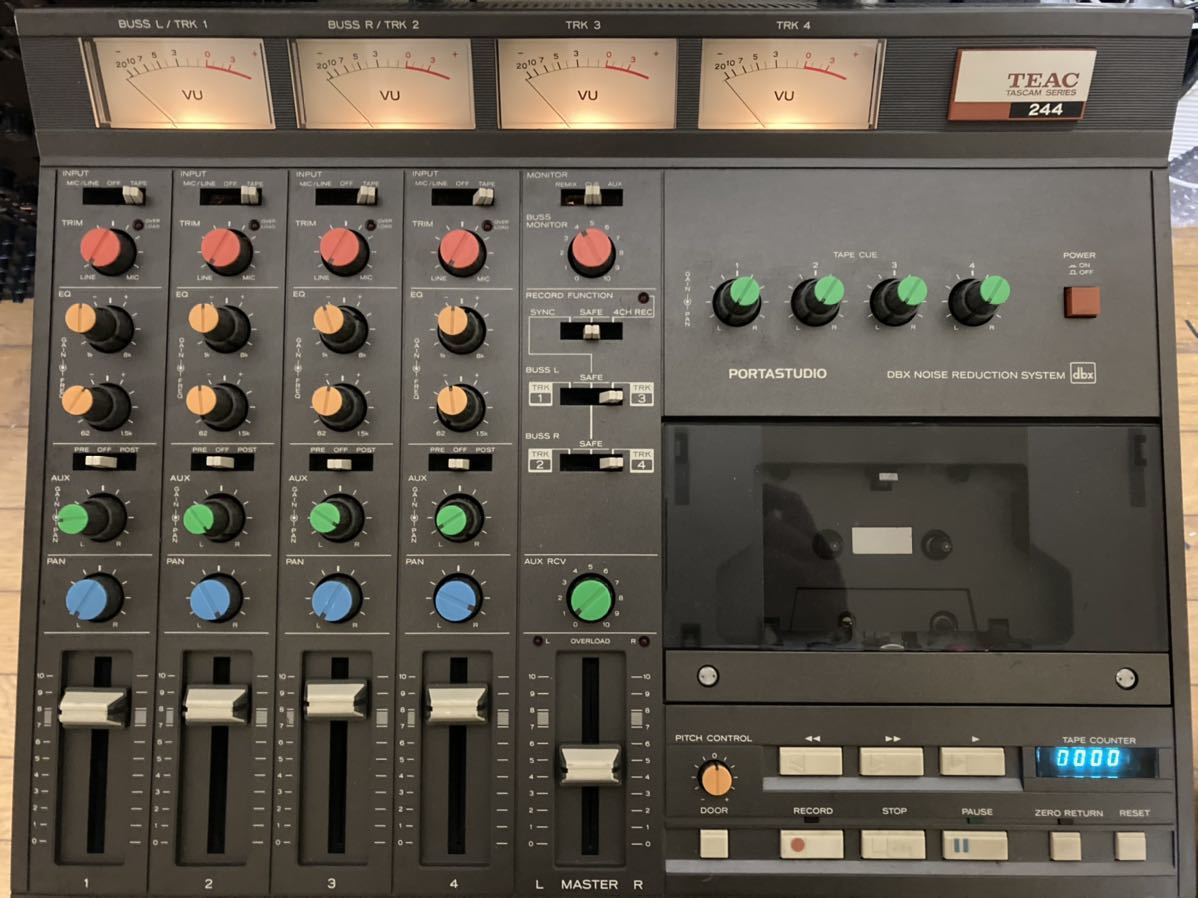 TASCAM TEAC 244 整備動作品 マルチトラックレコーダー www