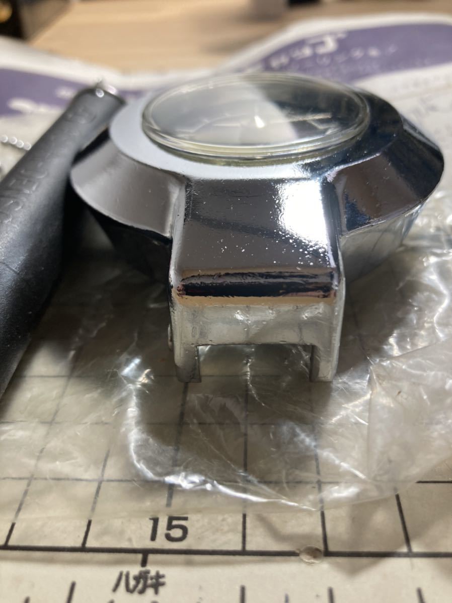 朝日電装 ゲージ付タンクキャップ 当時物 新品 CB350F CB400F 朝日電装 ゲージ付タンクキャップ 当時物 新品 CB350F CB400F