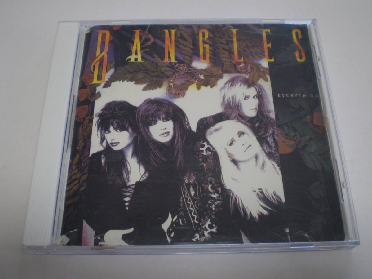 中古CD　　バングルス　　エブリシング　　THE BANGLES　　EVERYTHING　　歌詞カードなし　ジャケット不良　CSR刻印有り　25DP　5298 　_画像1