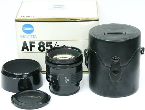 SB4092□ミノルタ/ソニーαAF85㍉/f1.4□ カメラ、光学機器 SB4092□ミノルタ/ソニーαAF85㍉/f1.4□ カメラ、光学機器
