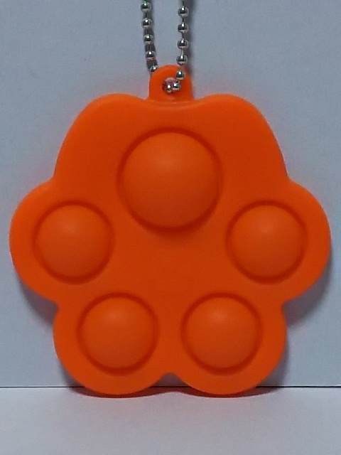 25*120) push pop Bubble ball chain ( pad | orange )