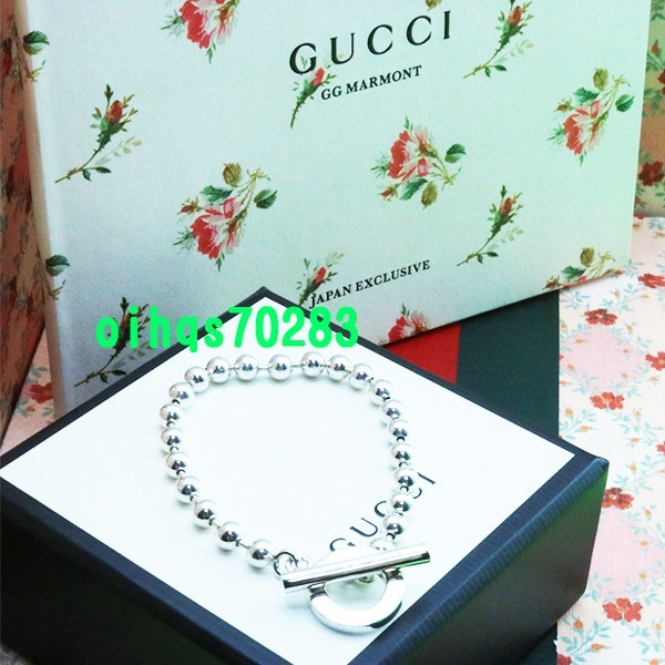 新品 未使用 GUCCI グッチ ボールチェーン ブレスレット