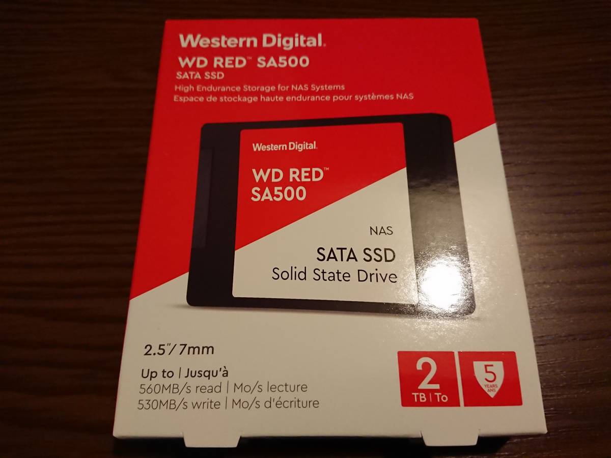 新品未開封 SSD 2TB Western Digital WD RED WDS200T1R0A SATA 2.5inch