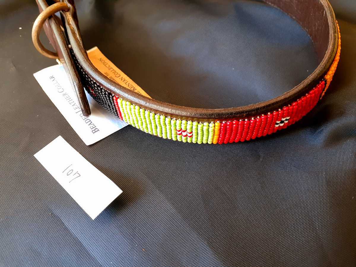 激安通販の 新品 中型犬 首輪 本革 アフリカケニアマサイ族ハンドメイドビーズ装飾 約46 18インチ 1本 商品番号107 Fedecheer Com 激安通販の 新品 中型犬 首輪 本革 アフリカケニアマサイ族ハンドメイドビーズ装飾 約46 18インチ 1本 商品番号107 Fedecheer Com