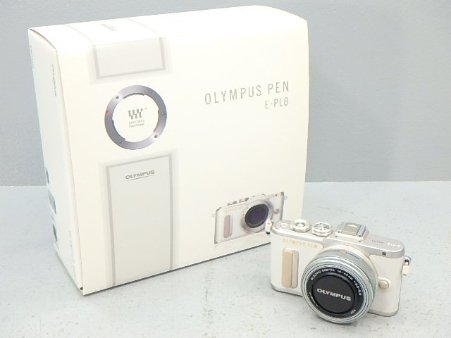 △OLYMPUS PEN E-PL8 ダブルズームキット ミラーレス一眼 オリンパス