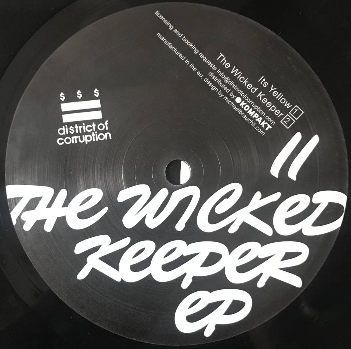 [ 12 / レコード ] Sweet 'n Candy / The Wicked Keeper EP ( Tech House / Minimal ) District Of Corruption ミニマル ハウス_画像4