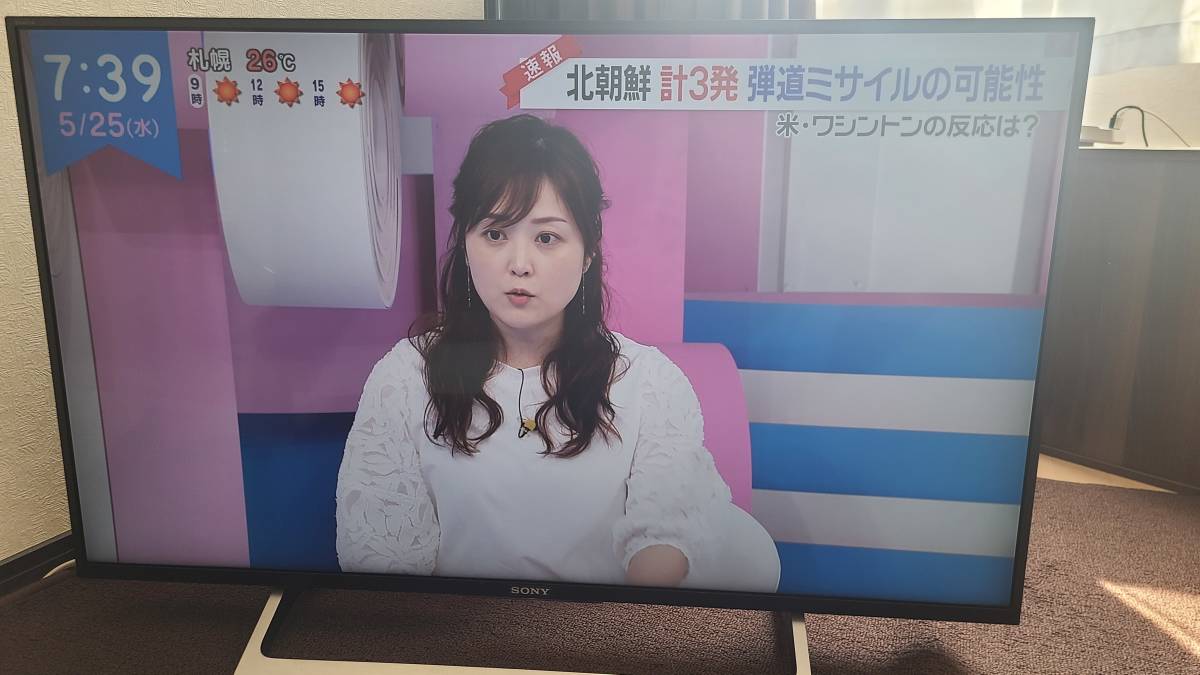 カラー ソニー KJ-43X8000E 4K doj6Y-m25719261738 43V型液晶テレビ