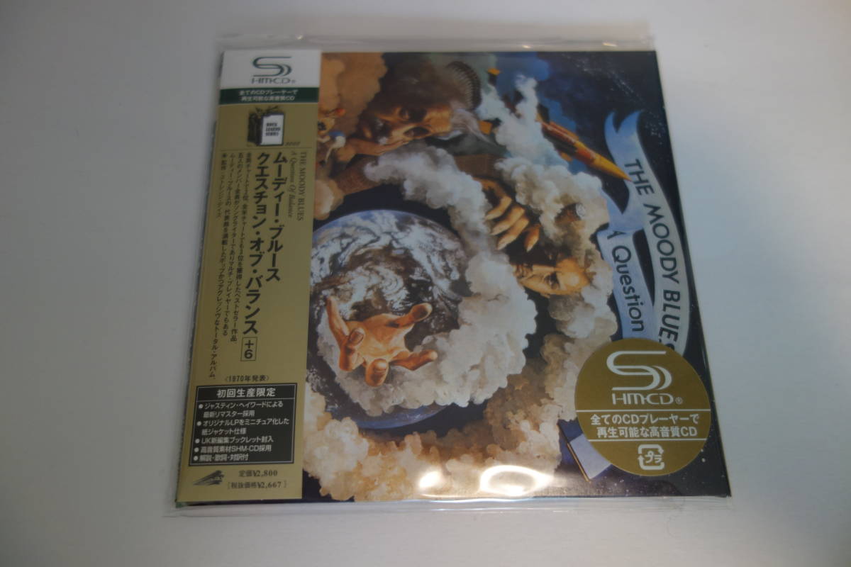 送料無料◆THE MOODY BLUES(ムーディー・ブルース)/A QUESTION OF BALANCE(クエスチョン・オブ・バランス) 紙ジャケット SHM-CD◆紙ジャケ_画像1