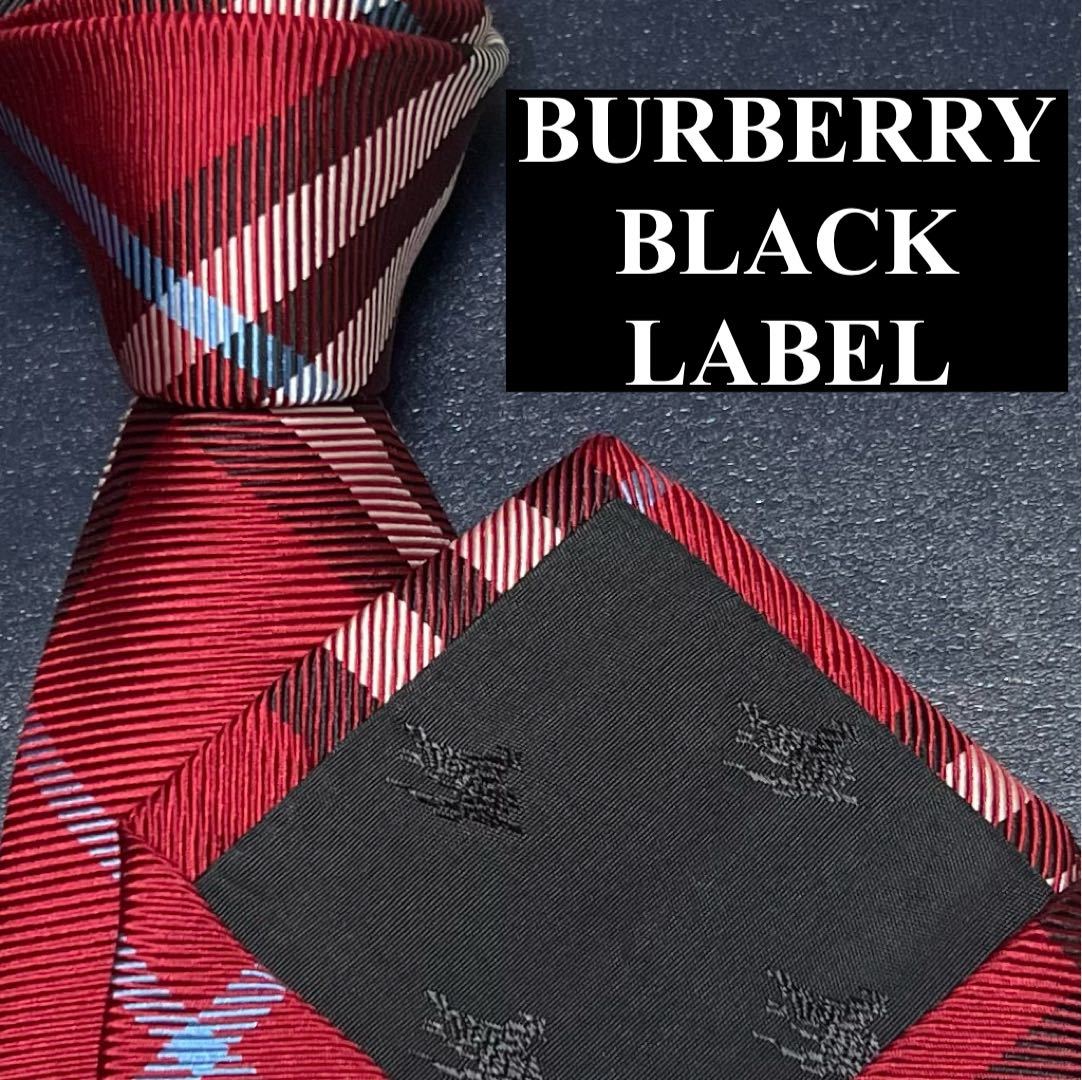 40％割引【本物保証】 未使用 ネクタイ シルク100% BURBERRY BLACK ...