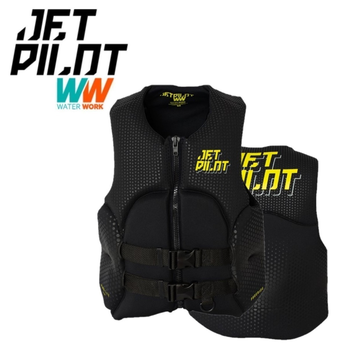 ジェットパイロット JETPILOT 2022 ライフジャケット JCI認定 送料無料 フリーライド F/E ネオ CGA ベスト JA22113CGA ブラック XL_画像1