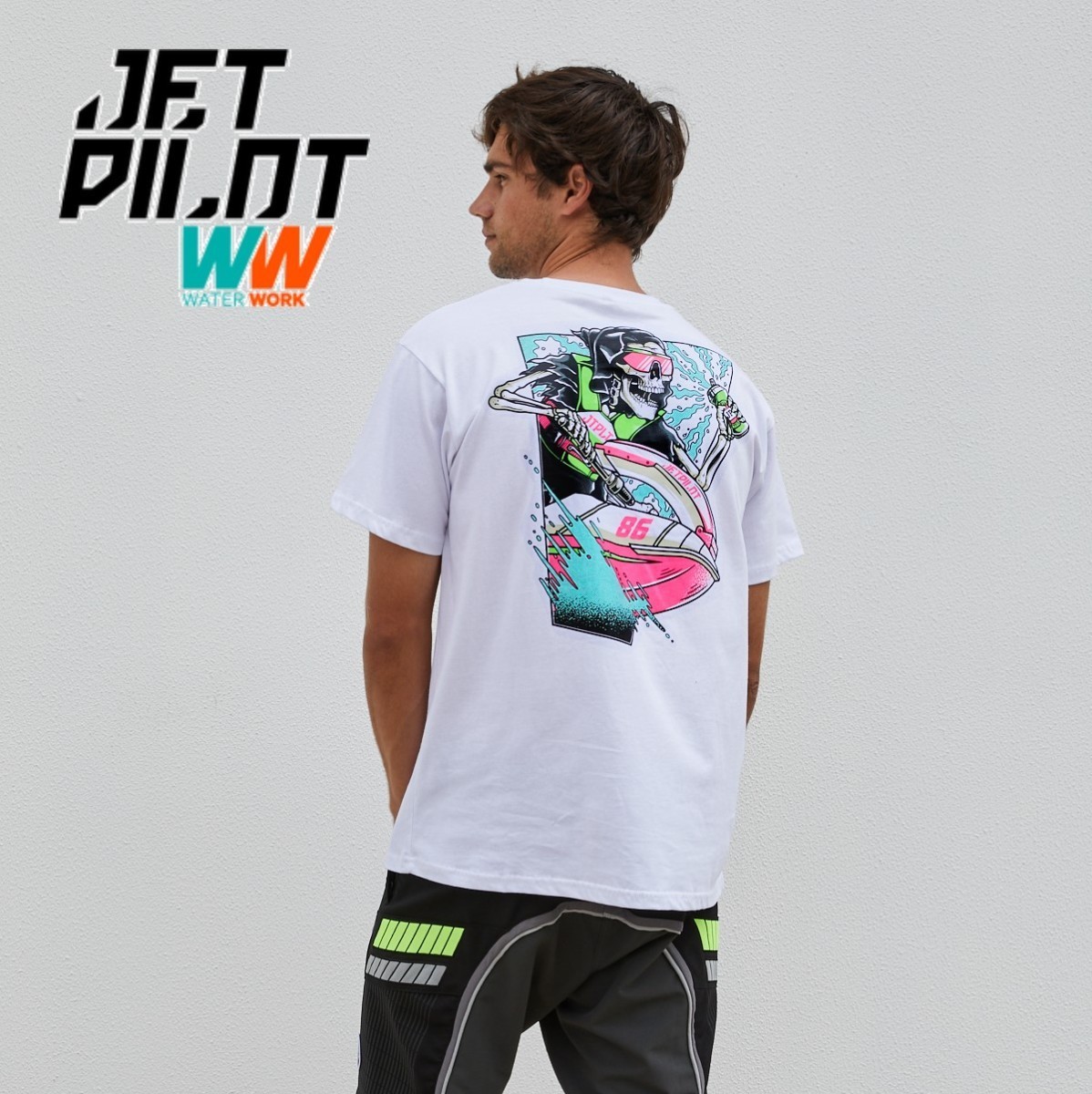 ジェットパイロット JETPILOT 2022 Tシャツ マリン 送料無料 グッド タイムズ メンズ Tシャツ GOOD TIMES MENS TEE S22603 ホワイト M_画像1