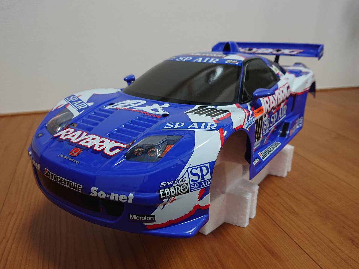 タミヤ 1/10 組み立て済み ボディ 【ホンダ レイブリックNSX 2003年仕様】 塗装済み JGTC スーパーGT wb257mm ツーリングカーなどに_画像1