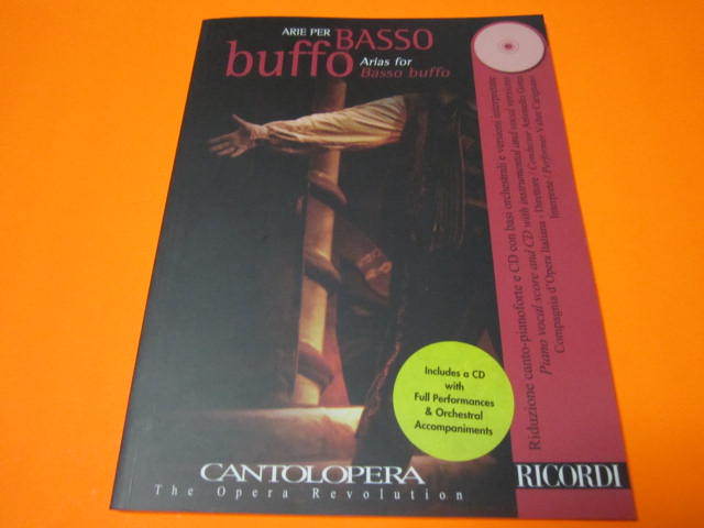 楽譜（ヴォーカル　Arias for Basso Buffo　CD付 （カントロペラ　アリア） モーツァルト ジョアキーノ・ロッシーニ　他　同梱サイズ【６】_画像1