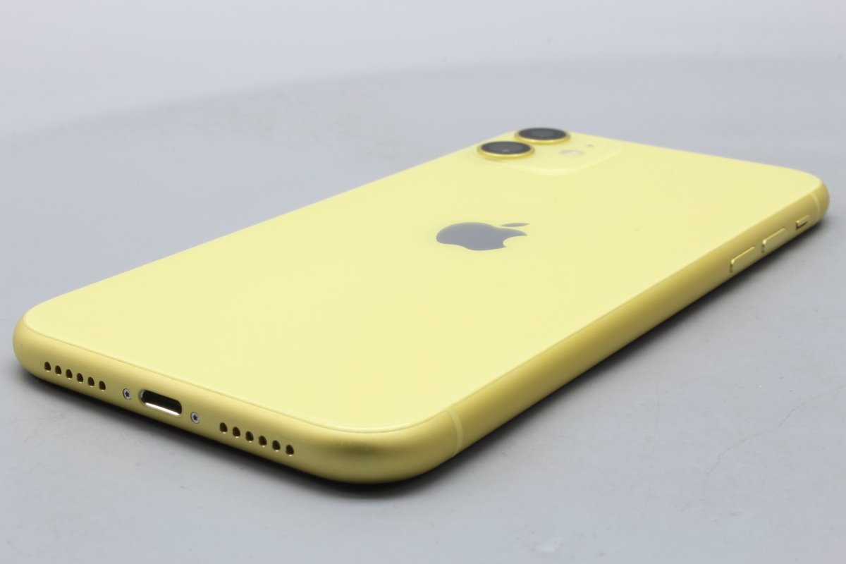 Apple iPhone11 128GB Yellow A2221 MWM42J/A バッテリ87%□SIMフリー