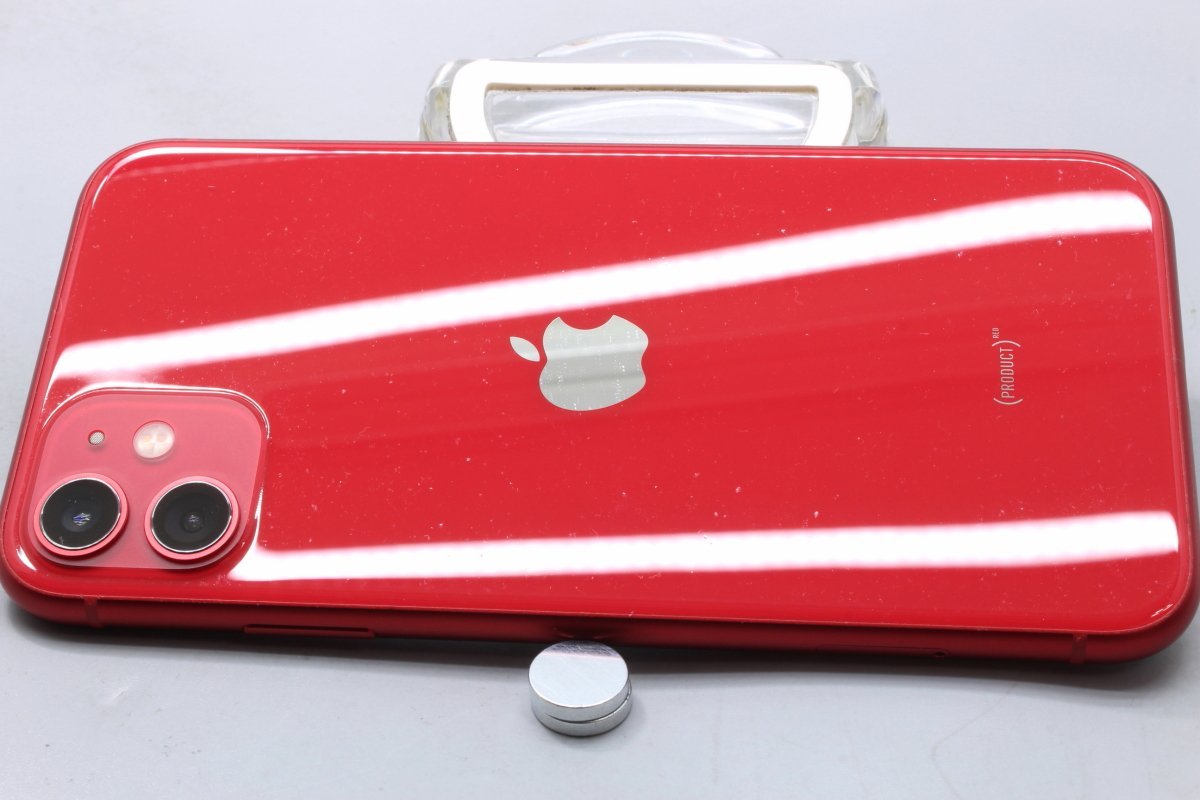Apple iPhone11 64GB (PRODUCT)RED A2221 MWLV2J/A バッテリ86%■ドコモ★Joshin5490【1円開始・送料無料】_画像9