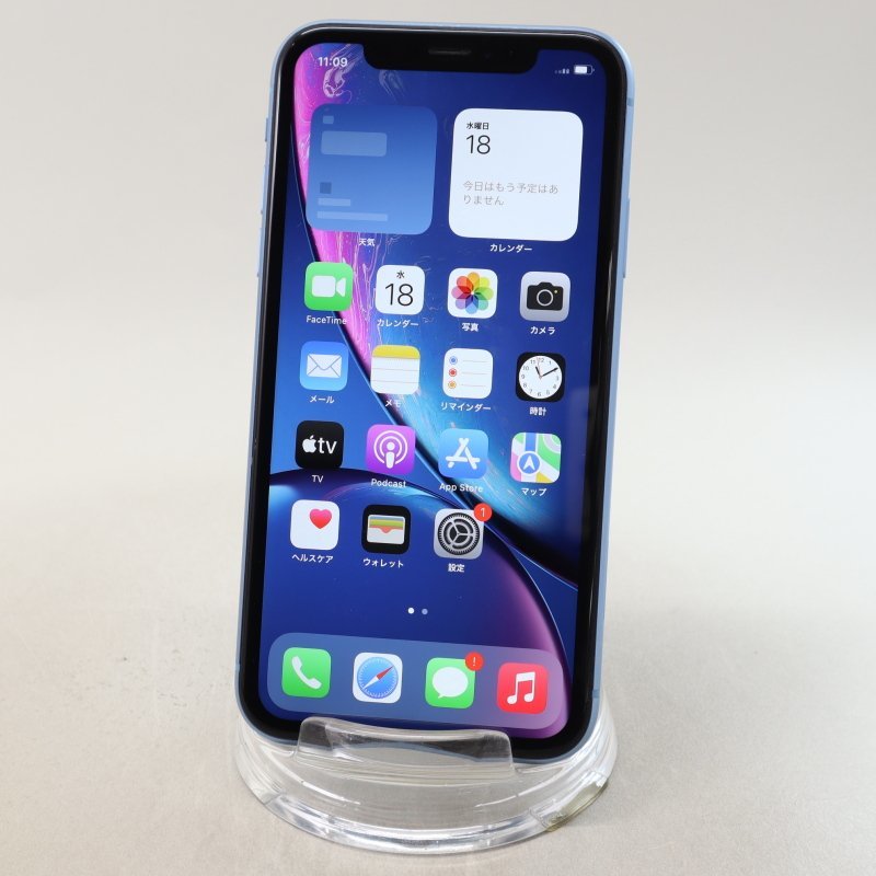 Apple iPhoneXR 64GB Blue A2106 MT0E2J/A バッテリ82%□SIMフリー(SIM