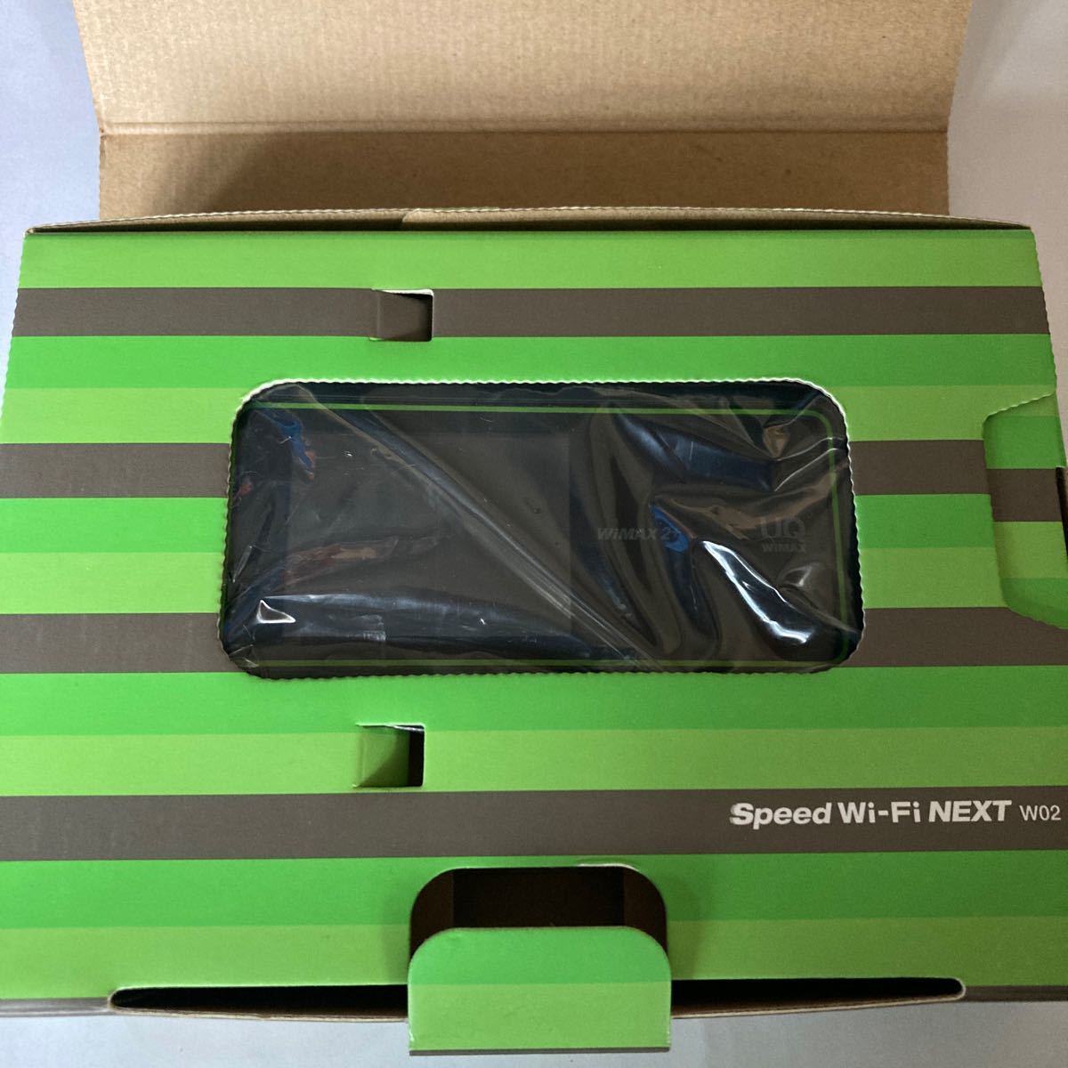 SPEED Wi-Fi NEXT UQ WiMAX W02 グリーン　使用済み　美品