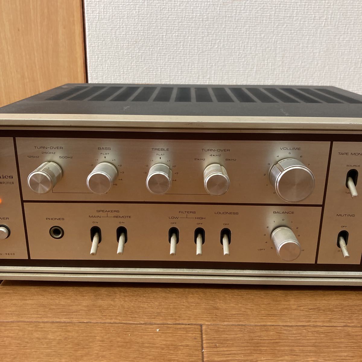 Technics テクニクス SU-3600 プリメインアンプ 通電OK 動作未確認