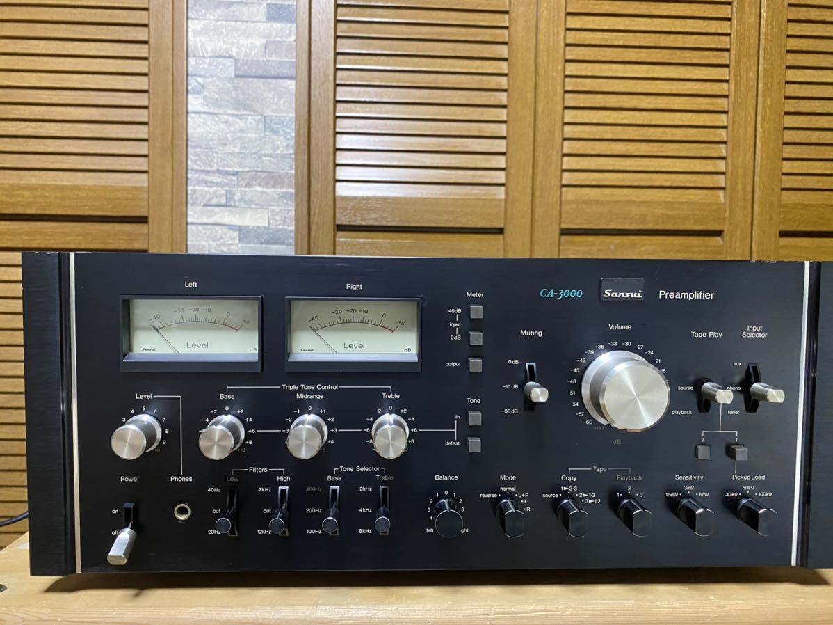 希少 サンスイ CA-3000 美品 上位機種 動作確認済み SANSUI 希少 サンスイ CA-3000 美品 上位機種 動作確認済み SANSUI