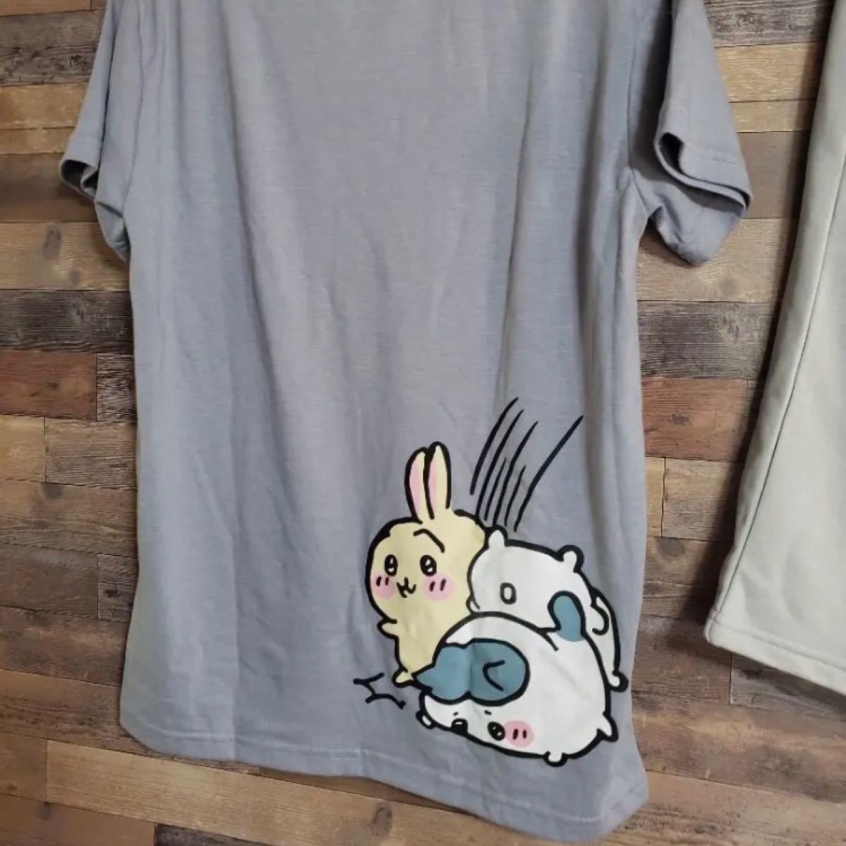 ちいかわ ルームウェア LL 上下セット 半袖Tシャツ ハーフパンツ メンズ 大きいサイズ