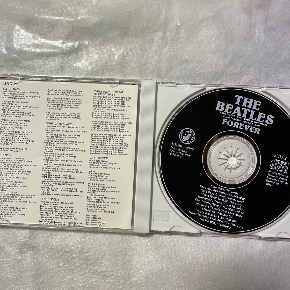 ザ・ビートルズ　フォーエバー　完全オリジナル版　CD全3巻　全60曲収録　完全版　歌詞カード付