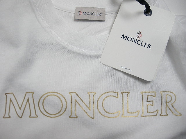 サイズXL■新品 本物保証■モンクレール/SS T-SHIRT/Tシャツ/半袖/TEE/カットソー/レディース/MONCLER/001/ホワイト/白_画像5