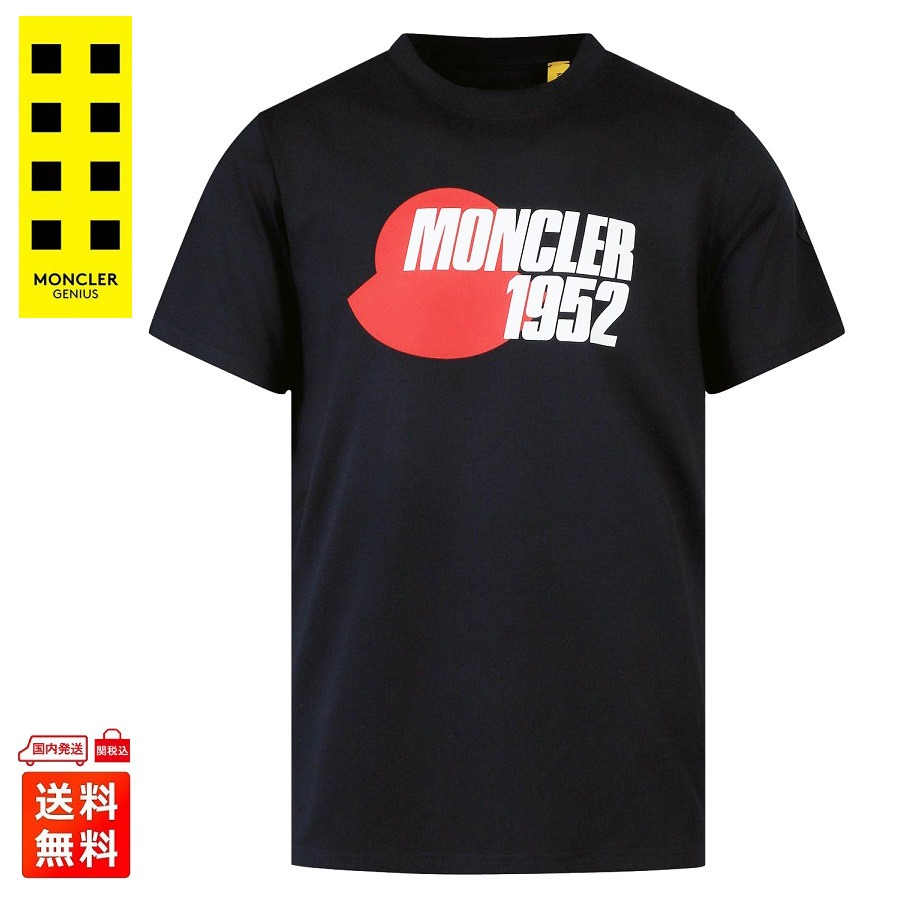 イタリア直営 MONCLER 半袖 2連ロゴワッペンTシャツ 希少サイズ 高額