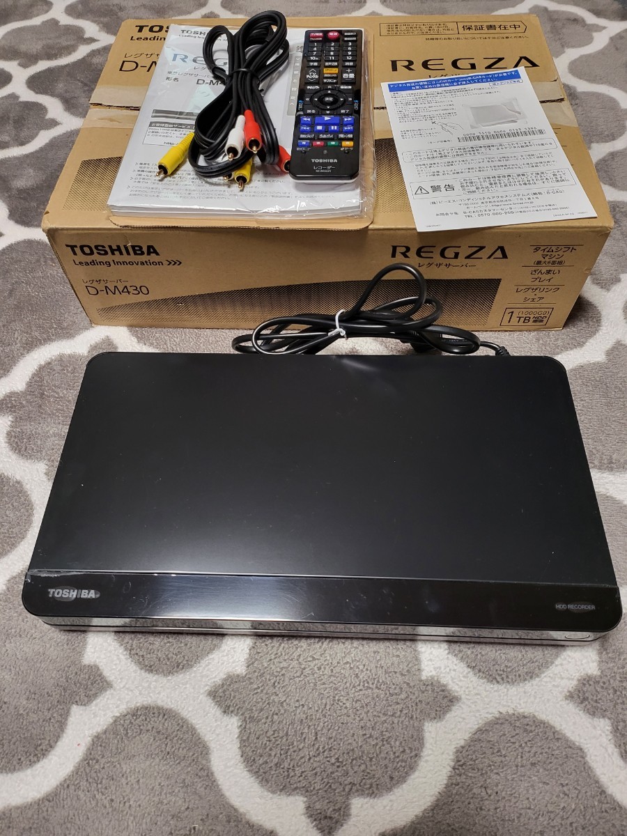 TOSHIBA REGZA レグザサーバー D-M430 TOSHIBA REGZA レグザサーバー D-M430