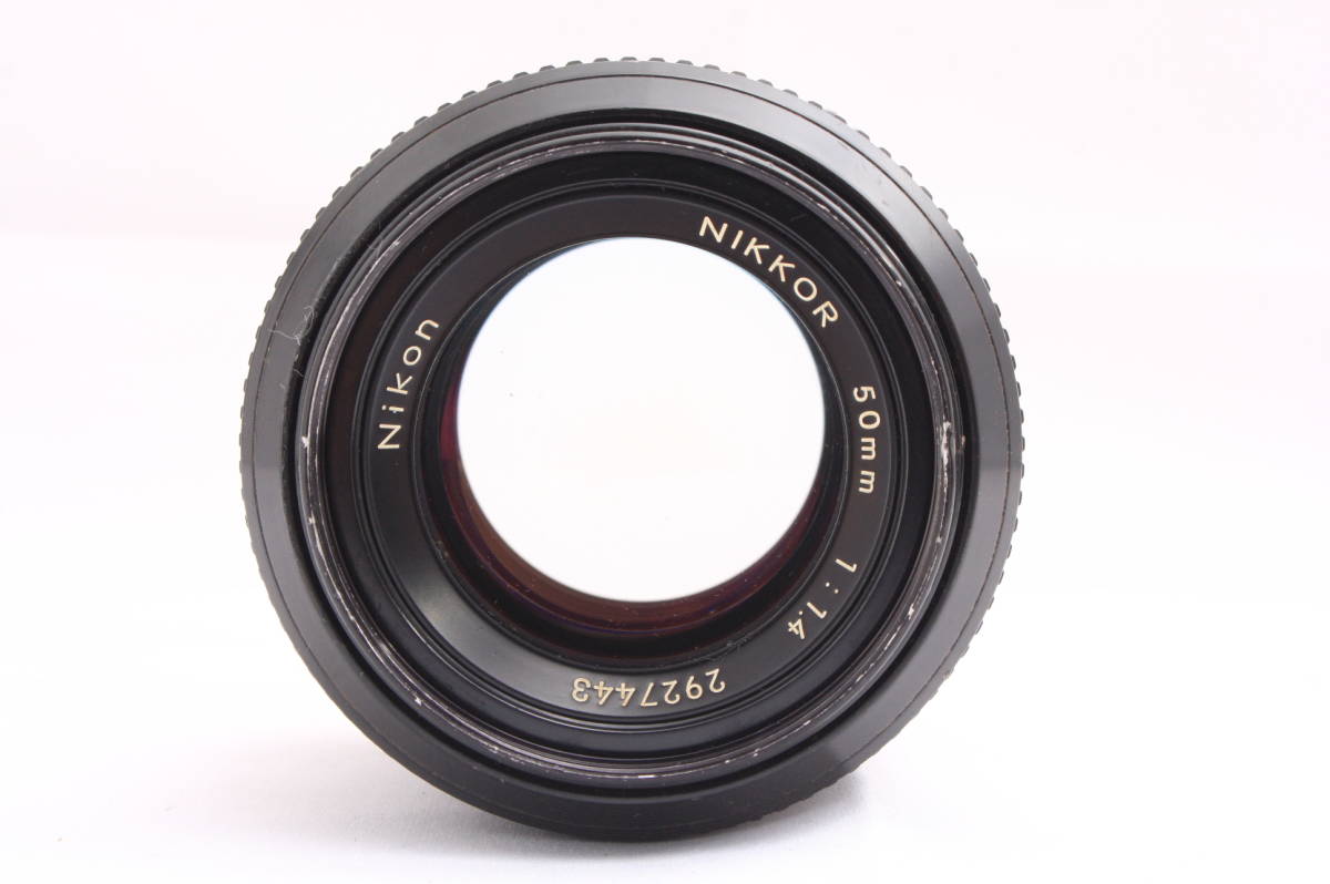 完動品 名玉 Nikon NIKKOR 50mm F1.4 ニコン 更に明るい単焦点レンズ 