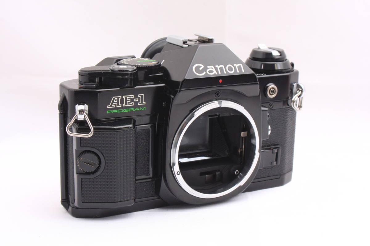 ★美品★完動品★名機★Canon AE-1 PROGRAM ブラックボディ★キヤノン★ワンランク上の高級一眼レフ★#112_名機★Canon AE-1 PROGRAM ブラックボディ