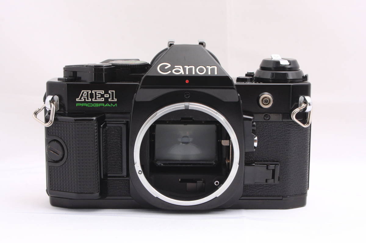 ★美品★完動品★名機★Canon AE-1 PROGRAM ブラックボディ★キヤノン★ワンランク上の高級一眼レフ★#112_名機★Canon AE-1 PROGRAM ブラックボディ