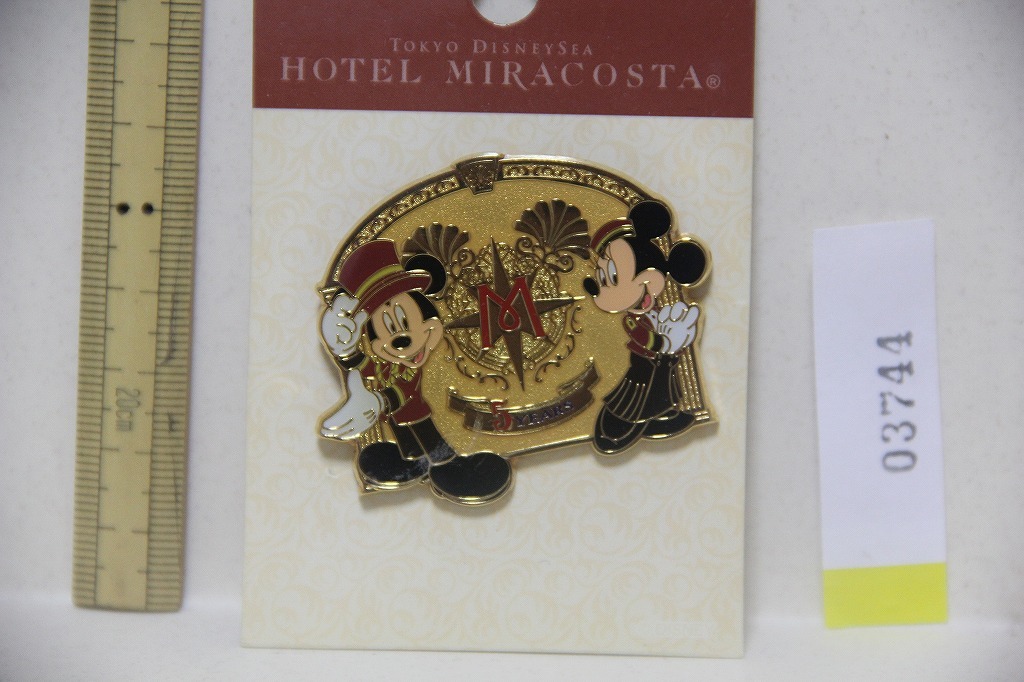 TDS hotel Mira ko start 5 anniversary pin badge search Mickey minnie Tokyo Disney si- pin bachi pin z goods 