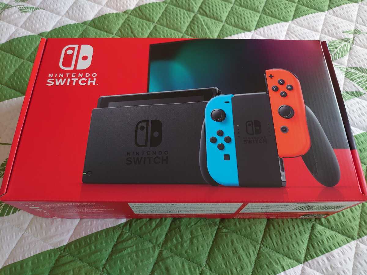 送料無料】Nintendo Switch 本体 ネオンブルー/ネオンレッド 未使用 ...