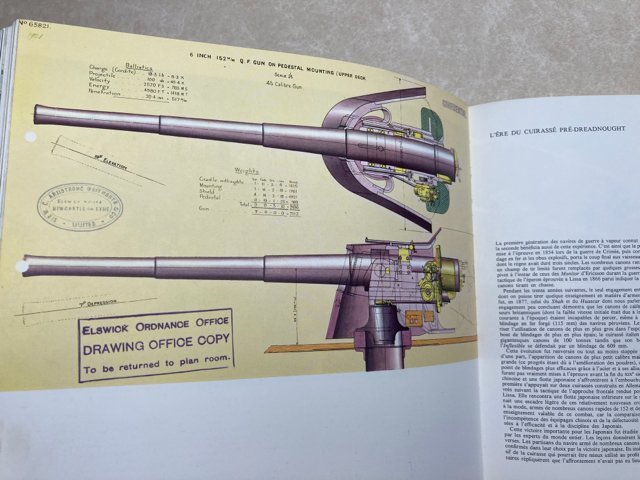  foreign book battleship. history French 1971 year /CGD1614