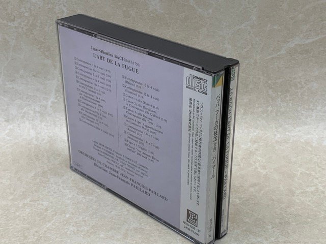 中古2CD　バッハ　フーガの技法　全曲　パイヤール　RECD-1036～37　YAE733_画像2