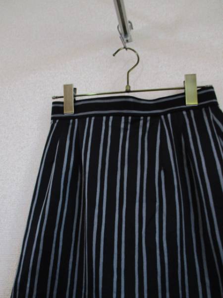 PRIVATELABEL black ground stripe tight miniskirt (USED)42917