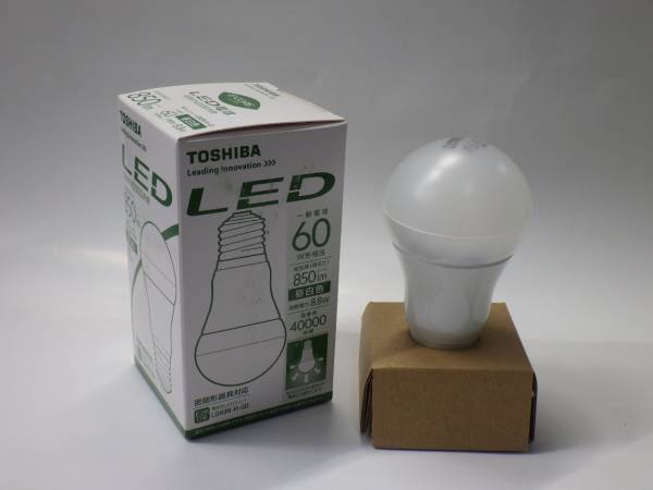LED電球: E26(昼白色) 東芝 LDA9N-H-GU　　１個_画像1