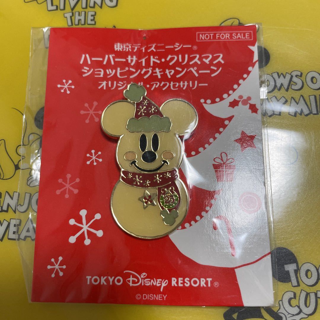 東京ディズニーシー オリジナルアクセサリー 非売品 ランヤード ハーバーサイドクリスマス スノーマン ミッキー マウス 30 Off