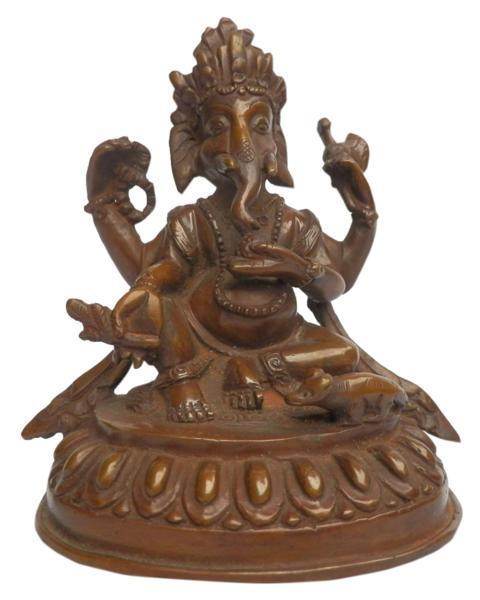 古典 □☆アジアン 雑貨 ネパール仏像 ガネーシャー（NAG-14） 仏像