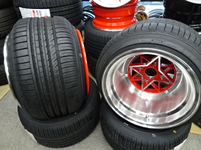 復刻版スターシャーク　12Ｊ-14　コーリンプロジェクト　225/40Ｒ14　2本セット　旧車_画像9