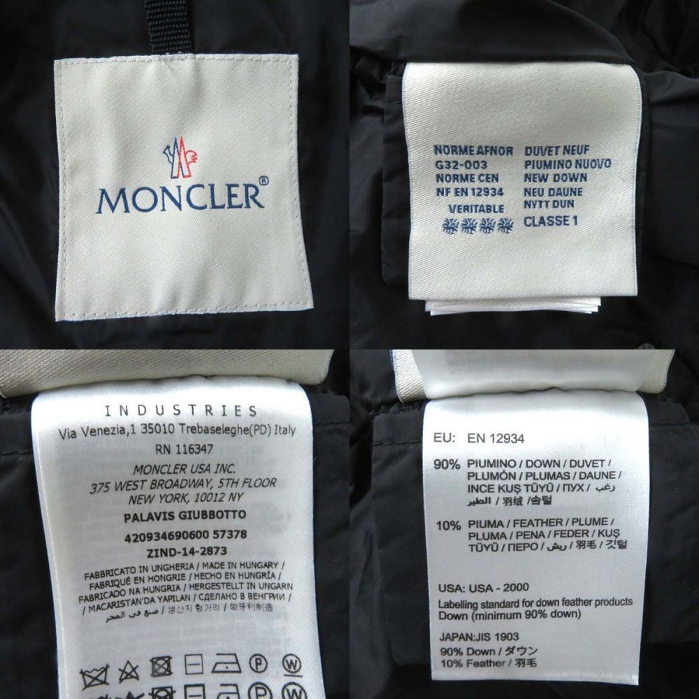 未使用品◎14-15年AW MONCLER モンクレール PALAVIS レディース モヘア