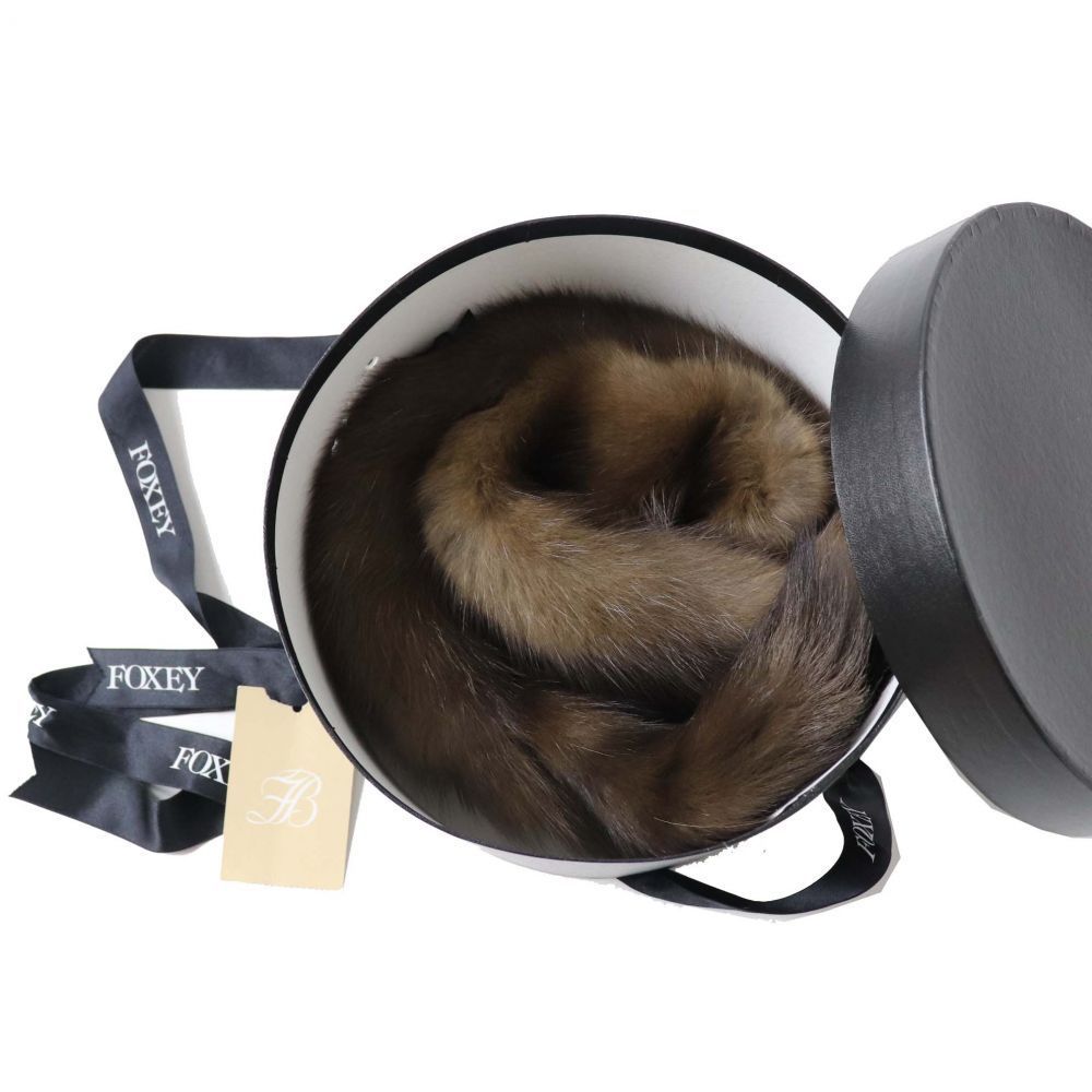 極美品◎毛皮 FOXEY フォクシー 10732 レディース セーブルファー