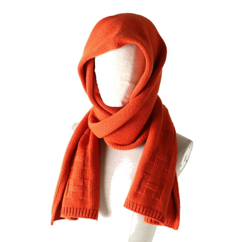 HERMES エルメス マフラー マルジェラ期 H柄 ストール 希少-
