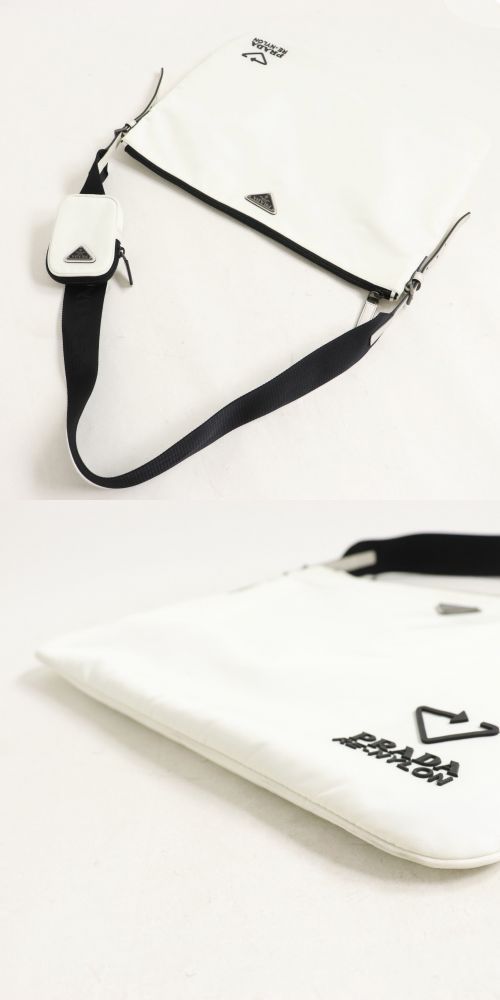 良品▽定価187000円 21年現行モデル プラダ 2VH121 Re Nylon