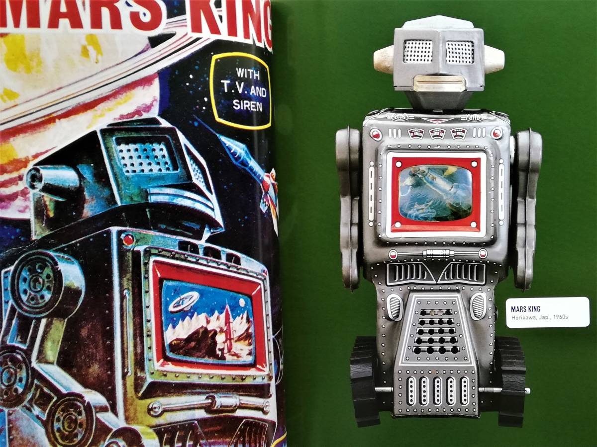 Dan Simons / Robots Collection Rolf Fehlbaum robot toy tin plate toy . river toy Yonezawa Alps .. toy 