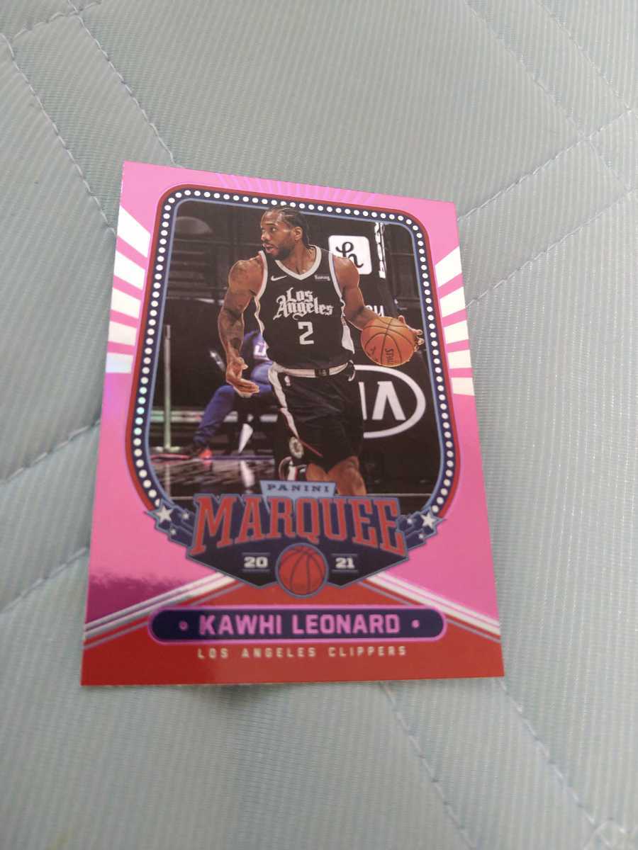 2020-21 panini chronicles MARQUEE KAWHI LEONARD PINKパラレル_画像1