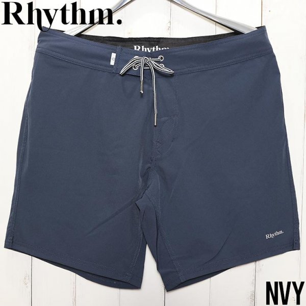 【送料無料】ショーツ ハーフパンツ ストレッチショーツ ボードショーツ Rhythm リズム CLASSIC STRETCH TRUNK CL21M-TR13 NVY 32インチ