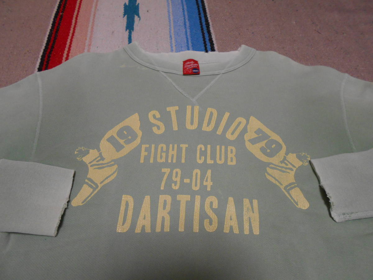 STUDIO DARTISAN スタジオ ダルチザン 両Vガゼット ビンテージ コットン１００％ スウェット SWEATS VINTAGE TRACK&FIELD WING FOOT_画像1